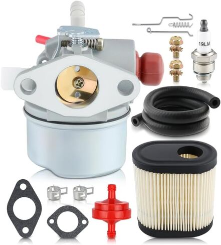 640350 Carburetor for Tecumseh LV195XA LV195EA LEV120 LEV100 LEV105 6.5HP 6.75HP Engine, Toro 22 Recycler Lawn Mower 20016 20017 20018, Replace Part# 640303, 640271, with Air Filter Turn Up Kits in Saudi Arabia