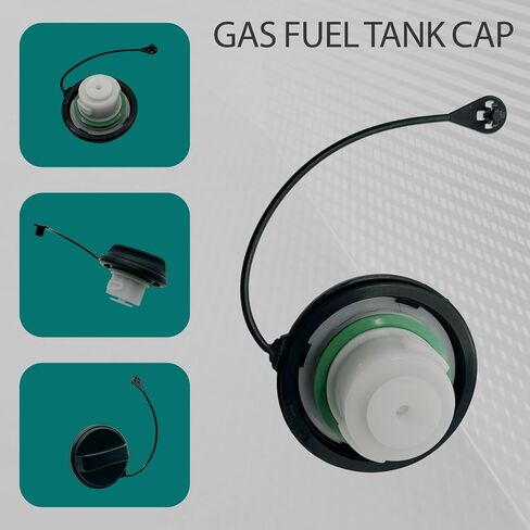 Car Gas Fuel Tank Cap Fit for Ford Focus MK2 2005-2012 OE 6G919030AD 5M5A9030DB 1589085 Oil Petrol Gas Oil Filler Cover with Strap in Saudi Arabia