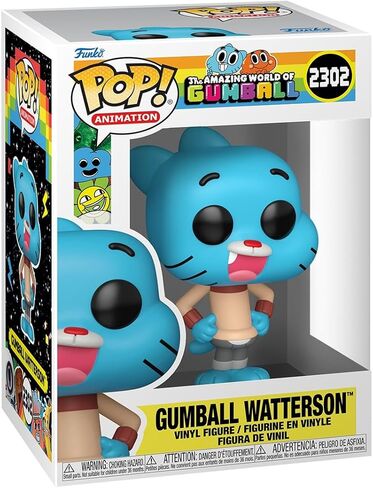 Funko Pop! Animation: The Amazing World of Gumball - Gumball​ Watterson - Collectable Vinyl Figure - Gift Idea - Official Merchandise - Toys for Kids & Adults - Cartoon Fans in Saudi Arabia