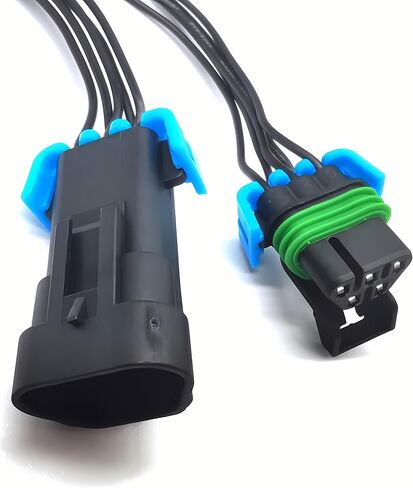 5 pin Male and Female Sealed Headlight Assembly Pigtail Connector Compatible with GM Pontiac G6 in Saudi Arabia