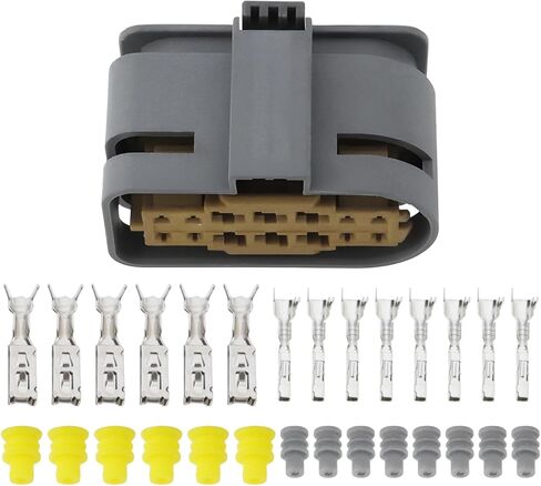 SING F LTD 14-Pin Front Headlight Connector Plug with Terminals Compatible with Mercedes-Benz C-Class W205 C220 A0525456026 in Saudi Arabia