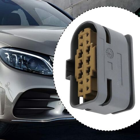 SING F LTD 14-Pin Front Headlight Connector Plug with Terminals Compatible with Mercedes-Benz C-Class W205 C220 A0525456026 in Saudi Arabia