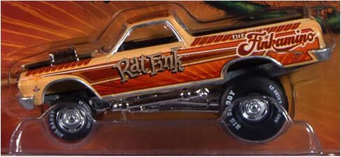 Johnny Lightning 1965 El Camino Zinger Finkamino Beige with Graphics Pop Culture 2025 Release 1 1/64 Diecast Model Car JLPC016-JLSP411 in Saudi Arabia