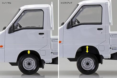 Aoshima Subaru Sambar Truck (Frost White) 1:32 Scale Model Kit in Saudi Arabia