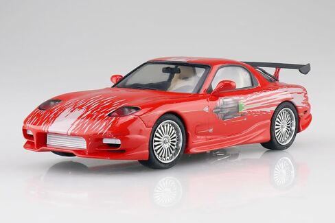 فيلم أوشيما ميكا رقم WS-03 1/24 نموذج بلاستيكي سريع وغاضب FD3S RX-7 in Kuwait