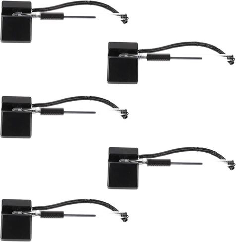 Gel Ink Counter Pens 0.5mm Black Fine Tip, Anti-theft Security Desktop Office Bank Reception Pens, 5pcs in Saudi Arabia