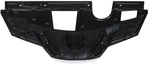 Suitable for Black Front Bumper Grille Compatible with 2014-2016 Nissan Rogue - Mesh Air Grill Replacement Shroud Kit with Chrome Accents in Kuwait