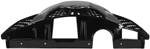 Suitable for Black Front Bumper Grille Compatible with 2014-2016 Nissan Rogue - Mesh Air Grill Replacement Shroud Kit with Chrome Accents in Kuwait