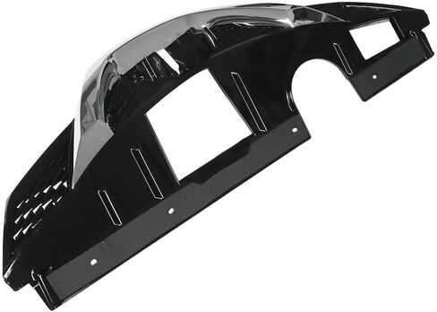 Suitable for Black Front Bumper Grille Compatible with 2014-2016 Nissan Rogue - Mesh Air Grill Replacement Shroud Kit with Chrome Accents in Kuwait