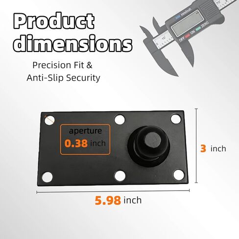 48388 Trailer Tow Bar Ball Socket Plate Duty Steel Replacement Part Compatible with Sway Control Components Direct Replaces 48380 48381 for RV Trailer Camper Tow Hitch Stability Repair Use in Saudi Arabia
