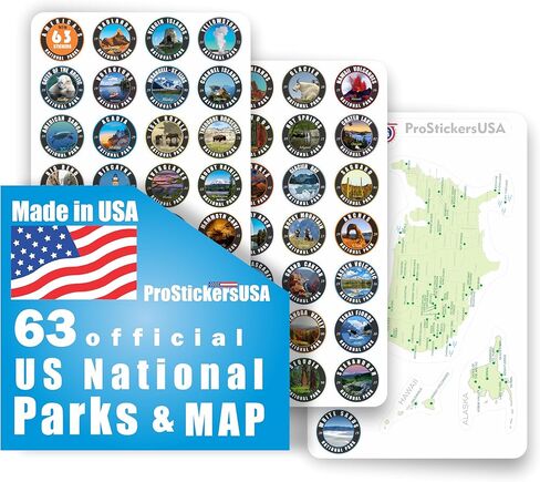 National Attractions of the USA (National Parks Set 1x1) in Saudi Arabia