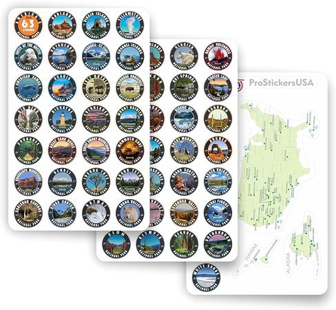 National Attractions of the USA (National Parks Set 1x1) in Saudi Arabia