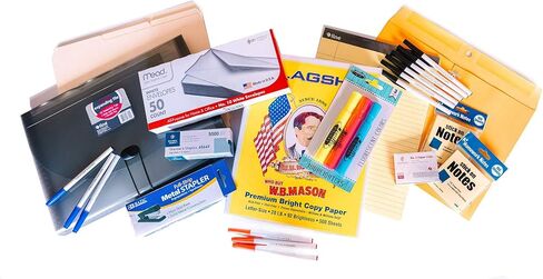 School Supply Boxes | Complete Office Kit | Filing, Mailing & Organization Supplies for Home Office & Small Business in Kuwait
