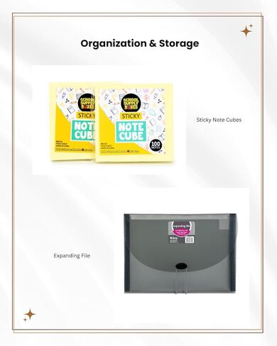 School Supply Boxes | Complete Office Kit | Filing, Mailing & Organization Supplies for Home Office & Small Business in Kuwait