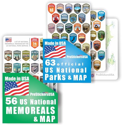 National Attractions of the USA (National Parks Set 1x1) in Saudi Arabia
