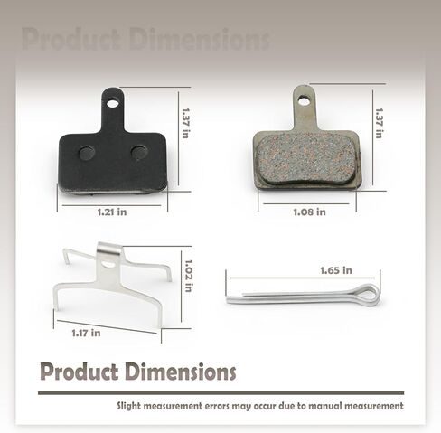 2 Pairs Front and Rear Disc Brake Pads Compatible with Super 73 S1 S2 Z1 ZX R S Z K1D Adventure Electric Bikes, Semimetal High-Friction Motorbike Bicycle Parts Accessories Black in Kuwait
