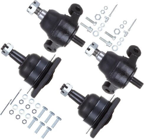 4pc Set Front Suspension Kit Lower Ball Joint Upper Ball Joint Replacement for Chevrolet Bel Air Biscayne Brookwood Caprice Corvair Truck Corvette Impala Kingswood Townsman in Kuwait