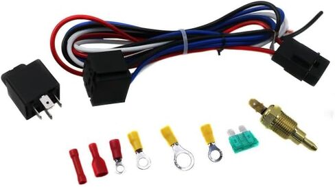 3-Row Radiator & Fan Kit for 1987-2006 Jeep Wrangler TJ/YJ 2.4L/2.5L/4.0L in Saudi Arabia