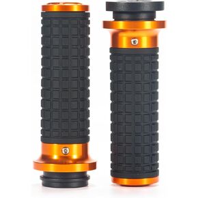Motorcycle CNC Hand Grips Aluminum Rubber Handlebar Hand Grips for Harley Davidson Dyna,Electra Glide,Road Glide,Road King,Softail,Street Glide,Tri Glide Ultra Classic in Saudi Arabia