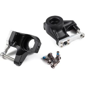 مفاصل توجيه من الألومنيوم باللون الأسود المؤكسد للمحور المستقيم SCX10 II AR44 Vanquish HD44 D44 VS4-10 Rockjock F9 F10T (أسود) in Kuwait