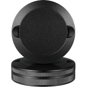 Upgraded Dual Compartment Aluminum Storage Canister with O-Ring Seal, Multi-Purpose Portable Pocket Metal Pouch Container for Small Tin for Pills,Mini Accessories(Black) in Saudi Arabia