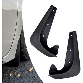 2 PCS Car Mud Flaps, Rear Tire Anti-splash Tight Fit Fender Mudguard Kit, Waterproof All-weather Chassis Protective Trim, Universal Easy Modification Accessory for Cars SUVs Trucks (Black) in Saudi Arabia
