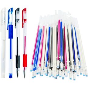 Heat Erasable Sewing pen | 4 Pens + 60 Multi-Color Refills | Disappearing Ink for Quilting, Embroidery, Precise Marking | Sewing & Quilting Accessories Gift Set in Saudi Arabia