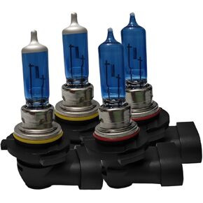 Halogen Bulb for Jeep Grand Cherokee Headlight 1999 2000 2001 2002 2003 2004 2005 2006 2007 2008 2009 2010, Limited Laredo Sport Utility 4 Door, 9005 9006 High Low Beam, 5000K White, 4 Pack in Saudi Arabia