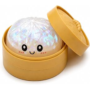 Glitter Dumpling Squishy Toys - Giant Dumpling Squishies, Mystery Big Collection, White Real Dumpling with Slow Rising and Sensory Stress Relief for Home Office Desk, Graduation Gift in Saudi Arabia