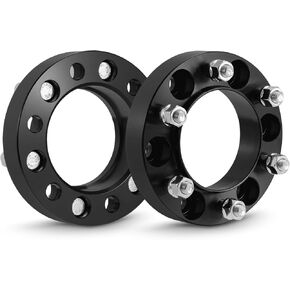 Wheel Spacers 1.25", 6x5.5, CB 106mm with 12x1.5 Studs Compatible with 1995-2023 Tacoma (6 Lug), 1996-2023 4Runner, 2001-2007 Sequoia, 2007-2021 FJ Cruiser, 2002-2022 GX460 in Saudi Arabia