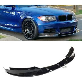 Front Bumper Lip Fit for 2007-2013 BMW E82 128i 135i M Sport 4PCS Black Front Bumper Chin Lip Splitter in Kuwait