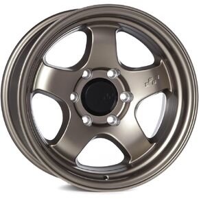 Hayford 17 Inch Wheels Flat Bronze 6x139.7 6x5.5 Bolt Pattern, 17x8.5, 10mm Offset, 106.1mm CB, RG-D2 Style Rims Compatible with 01-23 Tacoma, 02-23 4Runner, FJ Cruiser, GX470, GX460 in Saudi Arabia