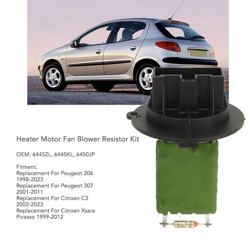 Heater Motor Fan Blower Resistor Kit 6450JP Resistor Wiring Loom Replacement for 206 307 in Saudi Arabia