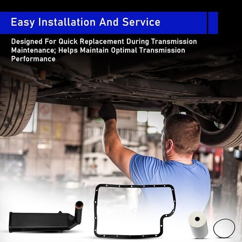مجموعة فلتر ناقل الحركة لسيارة Ford Super Duty 5R110W - تناسب شاحنات F-250، F-350، E350، E450 Powerstroke - تتضمن FT144، FT145 وحشية، تحل محل 3C3Z7A098AA، 3C3Z7B155BA in Kuwait