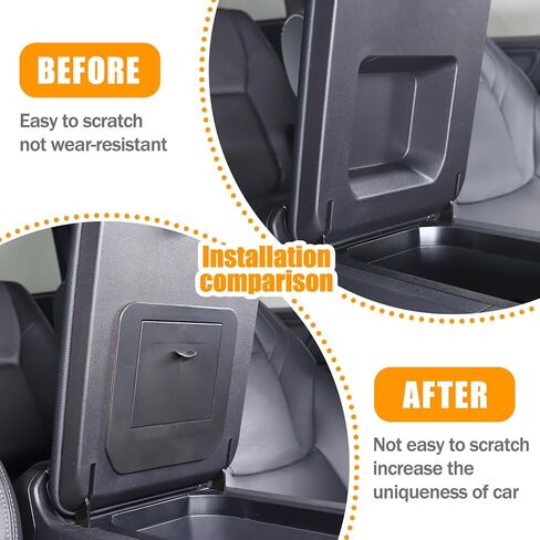 Armrest Box Hidden Organizer Compatible with Toyota Land Cruiser 250 1958 Prado J250 LC250 2024 2025,Car Center Console Handrail Privacy Storage Box Tray(Not for Cooler Box) (Magnetic Switch) in Kuwait