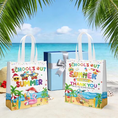 20Pcs End of Year Gifts Bags with Handles Bulk Last Day of School Goodies Bags for Summer School's Out Classroom Favors Student Gifts in Saudi Arabia