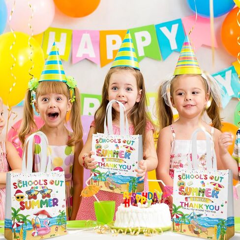 20Pcs End of Year Gifts Bags with Handles Bulk Last Day of School Goodies Bags for Summer School's Out Classroom Favors Student Gifts in Saudi Arabia