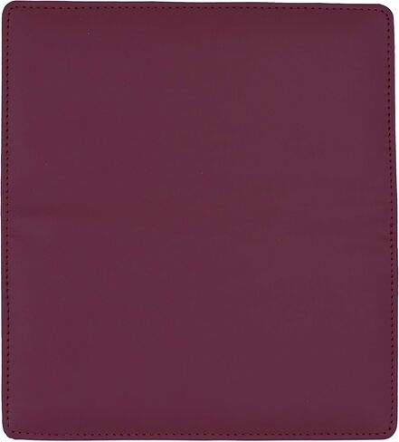 Burgundy Smooth Leather Checkbook Cover for Top Tear Personal Checks in Saudi Arabia