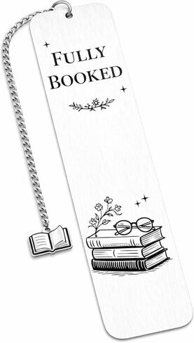Judging Your TBR Funny Christian Bookmark Gift for Women Men Book Lovers, Silver Metal Book Marker with Charm, Reader Present for Sister Coworker Birthday Christmas in Saudi Arabia