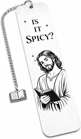 Judging Your TBR Funny Christian Bookmark Gift for Women Men Book Lovers, Silver Metal Book Marker with Charm, Reader Present for Sister Coworker Birthday Christmas in Saudi Arabia