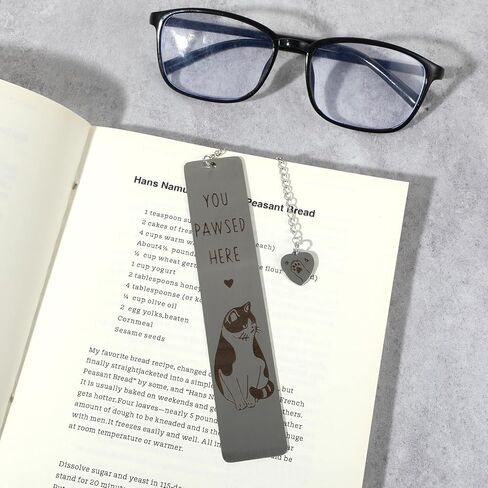 Cat Bookmark Cute Book Marks for Reading Women Gifts for Book Lover Club Cute Funny Metal Bookmark Best Friends Coworkers Birthday for Reading Accessories Bookish Gifts in Kuwait