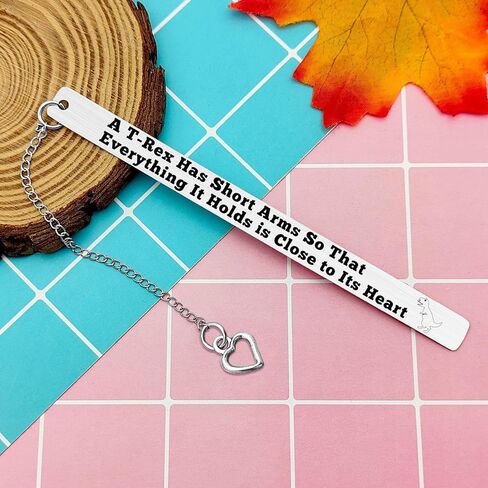 Dinosaur Bookmark Gifts for Women Men Inspirational Positive Dinosaur Gifts for Dinosaur Lovers Coworker Friends Motivational Birthday Graduation Christmas Stocking Stuffers Ideas in Kuwait