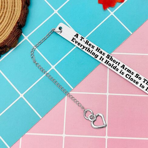 Dinosaur Bookmark Gifts for Women Men Inspirational Positive Dinosaur Gifts for Dinosaur Lovers Coworker Friends Motivational Birthday Graduation Christmas Stocking Stuffers Ideas in Kuwait