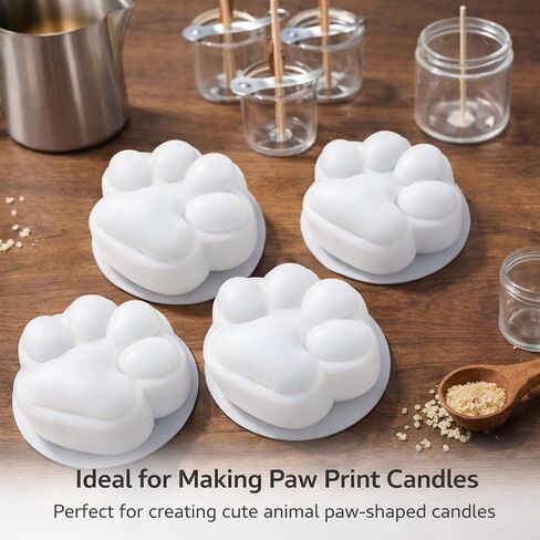 4PCS 3.1" x 3.1" x 1.6" Large Cat Silicone Mold, Taba Squishy Molds, Cat Resin Mold, Squishy Molds for Crafts and DIY Projects in Saudi Arabia
