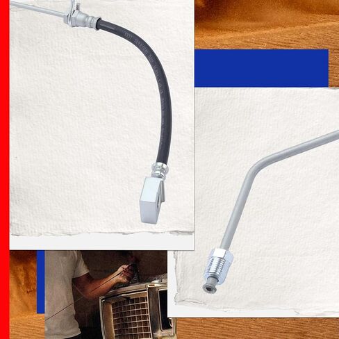 خرطوم هيدروليكي JC Whitney JFBAJCWBHH00211 للفرامل الخلفية اليسرى - متوافق مع Ford F-150 2004-2008، Lincoln Mark LT 2006-2007 in Kuwait