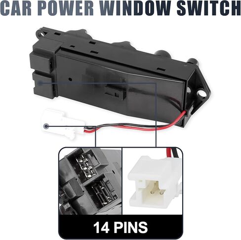 X AUTOHAUX ماستر سائق الجانب السلطة نافذة التبديل 25401-1E400 25401-1E401 استبدال لنيسان ألتيما 1993-1994 in Kuwait