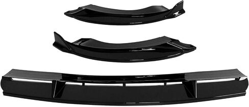 3Pcs Front Bumper Lip Fit for Tesla Model Y Juniper 2025 2026 Front Spoiler Wing Body Kit Glossy Black in Kuwait