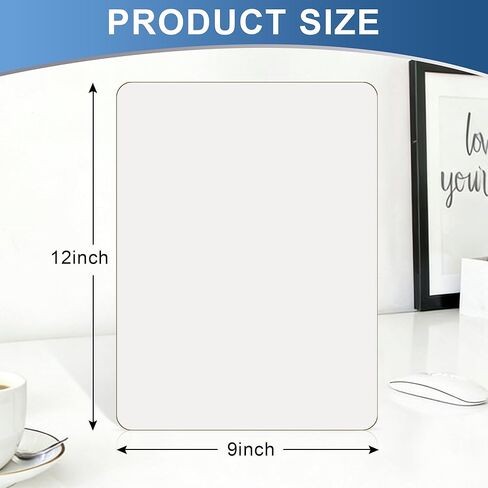 Dry Erase Boards, 24 Pack 9 x 12 Inch Mini Portable Practice White Boards, Double Sided Personal Small Whiteboards for Kids, Students, Teachers, Classroom School Supplies in Saudi Arabia