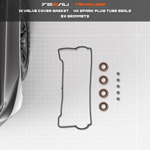 Valve Cover Gasket Set Compatible with 1993-1997 Toyota Corolla Celica Geo Prizm 1.6L 1.8L, Valve Cover Gasket Kit VS50440R in Saudi Arabia
