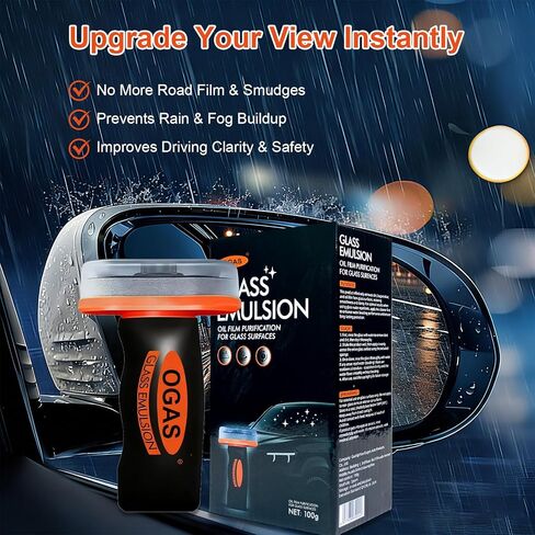 Umex Glass Cleaner – Removes Oil Film, Dirt & Auto Glass Coating for a Streak-Free Finish on Car Windows, Windshields in Saudi Arabia